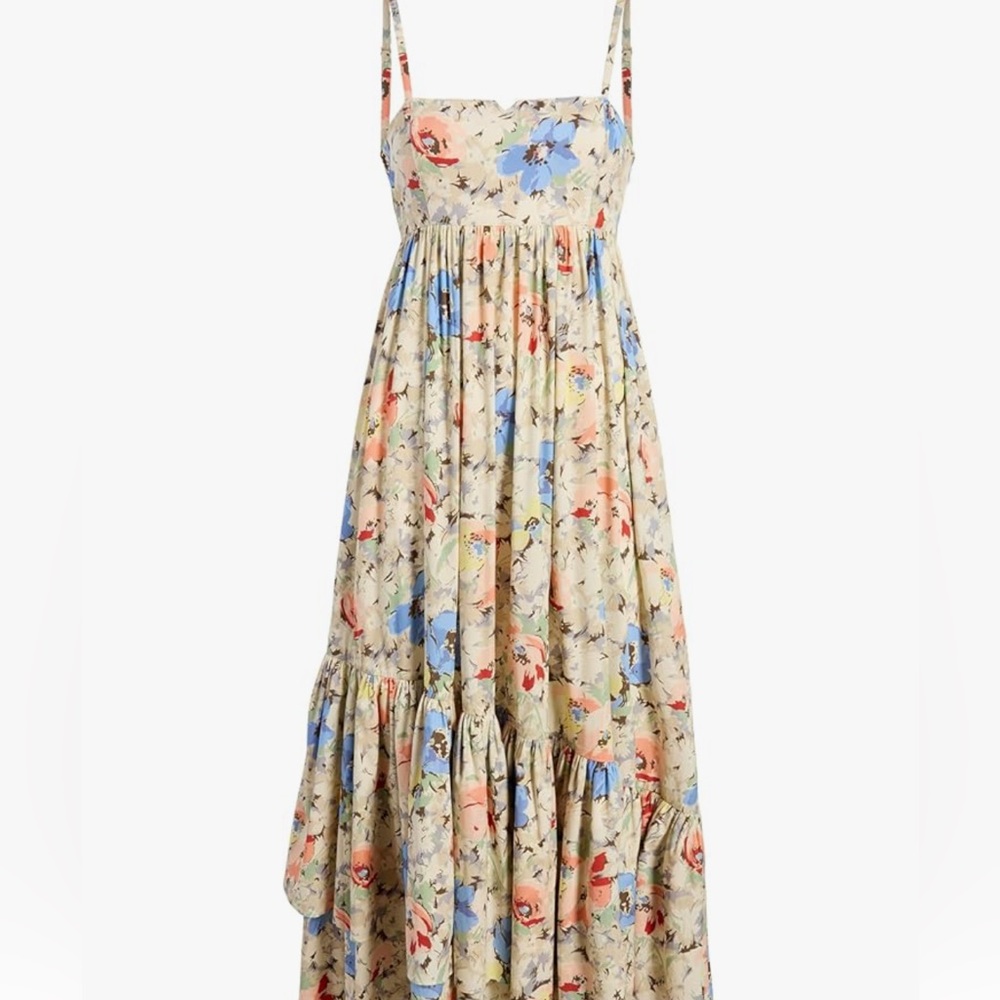 Cinq à Sept Floral Maxi Dress - Multicolor